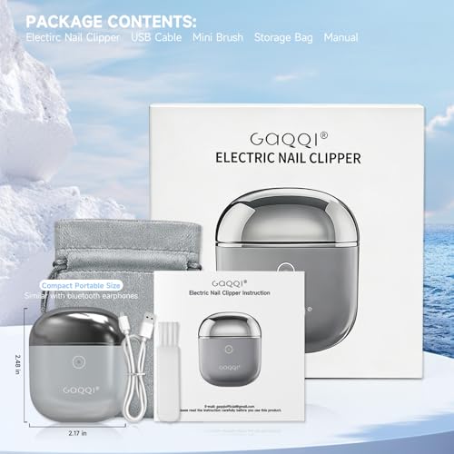 Automatic Electric Nail Clipper for Seniors with LED Light