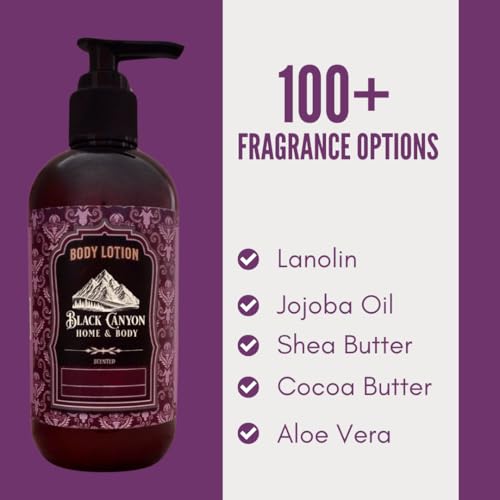 Black Canyon Frankincense & Golden Myrrh Scented Body Lotion with Lanolin and Jojoba Oil, 12 Oz