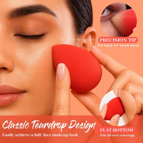 BEAKEY Makeup Sponge Set 5 Pack | Foundation & Blender Sponges