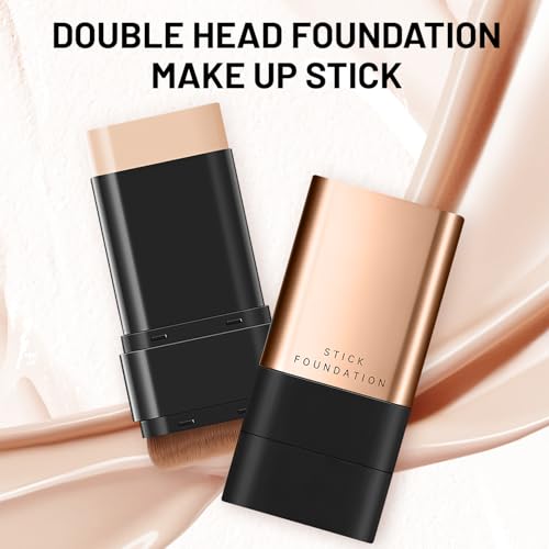 2-in-1 Anti-Wrinkle Foundation Stick with Brush