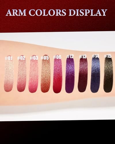 Metallic Shimmer Lipstick - Long Lasting, High Pigmented, Waterproof