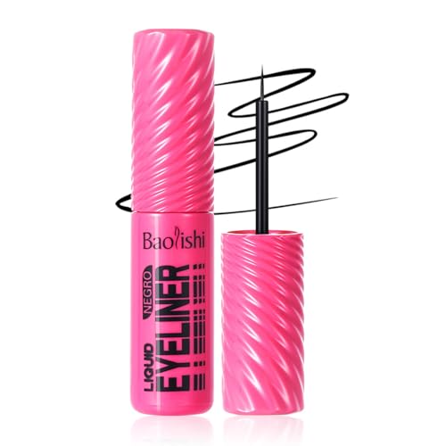 Liquid Eyeliner Pen – Waterproof Black Eye Makeup, Ultra-Fine Brush