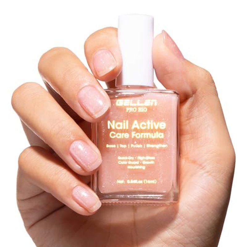 Gellen Active Glow Nail Polish - One-Step Strengthener & Ridge Filler
