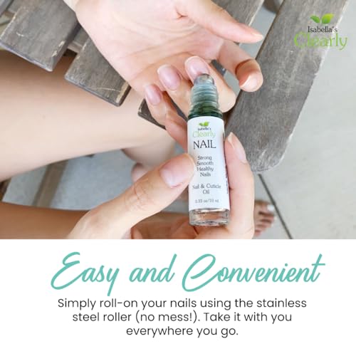 Isabella's Clearly Nail Oil Roll-On | Strengthen Nails & Soften Cuticles