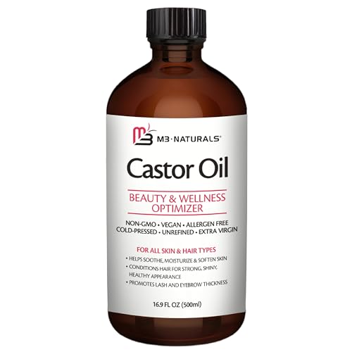 Organic Cold Pressed Castor Oil 500ml - Hair, Lash & Skin