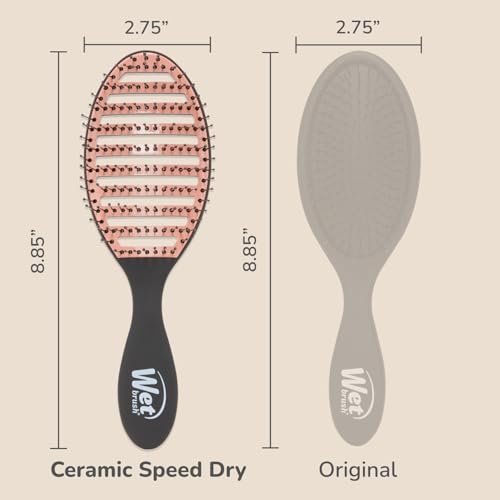 Wet Brush Ceramic Speed Dry Hair Brush - Vented Blow Dry Brush