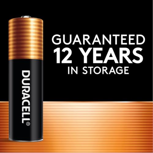 Duracell Coppertop AA Batteries, 24 Count, 12-Year Shelf Life