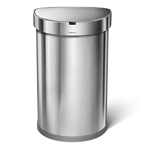simplehuman 45L Semi-Round Automatic Sensor Trash Can