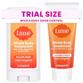 Whole Body Deodorant Mini Bundle - Cream & Solid Stick, 72-Hour Odor Control, Aluminum Free, Clean Tangerine