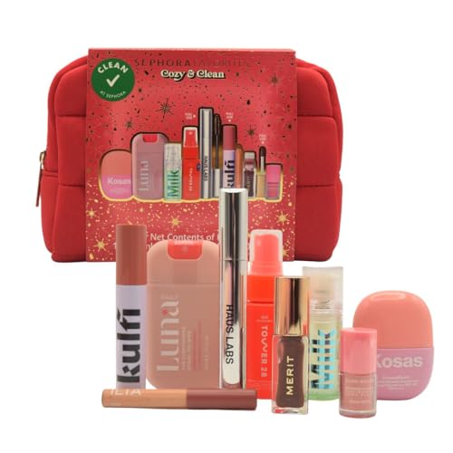 Sephora Cozy & Clean Makeup Gift Set – 9 Clean Beauty Essentials
