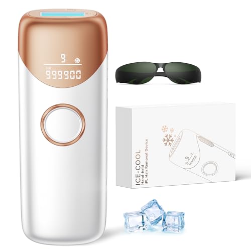 Ubroo Laser Hair Removal Device for Women - Gold - Visible Results in 2 Sessions