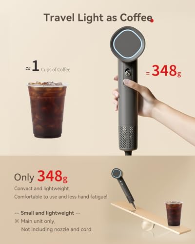 HEXTEK Hair Dryer 160000 RPM Brushless Motor Ionic