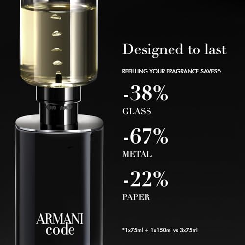 Armani Beauty Code Eau de Toilette - Refillable Men's Woody Cologne