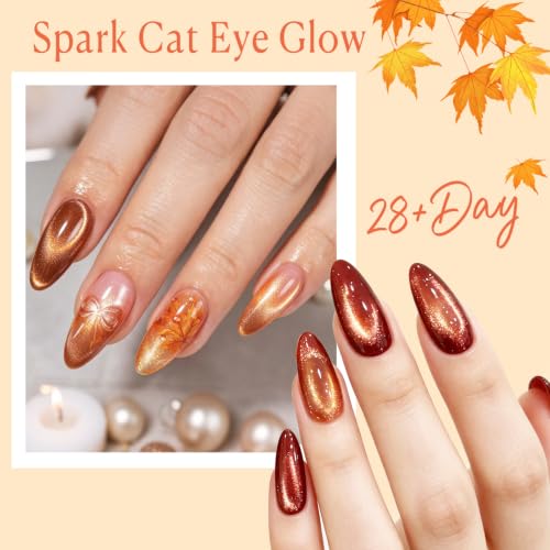 AZUREBEAUTY 11Pcs Cat Eye Magnet Nail Art Kit with Dual-Head Magnetic Pen