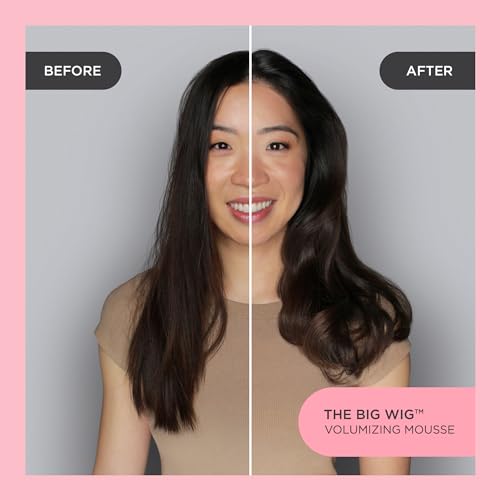 Cake Beauty Volumizing Mousse, The Big Wig - High Volume, Flexible Hold Hair Mousse with 450 F Heat Protection - For All Hair Types - 8.4 oz