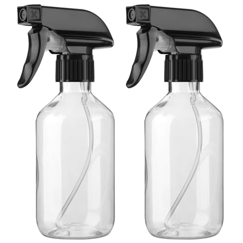 Arkeiliy 2-Pack Spray Bottles 300ml – Leakproof Mist & Jet Stream