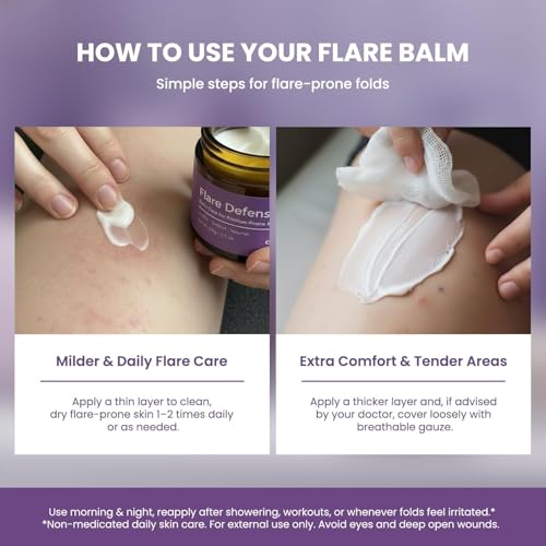 Hidradenitis Suppurativa Flare Defense Balm: Advanced Scienced-Backed Salve for HS, Boils, Cysts & Folliculitis ? with Microsilver BG¢â, Zinc Oxide & Botanical Blend (2 Ounce (Pack of 2))