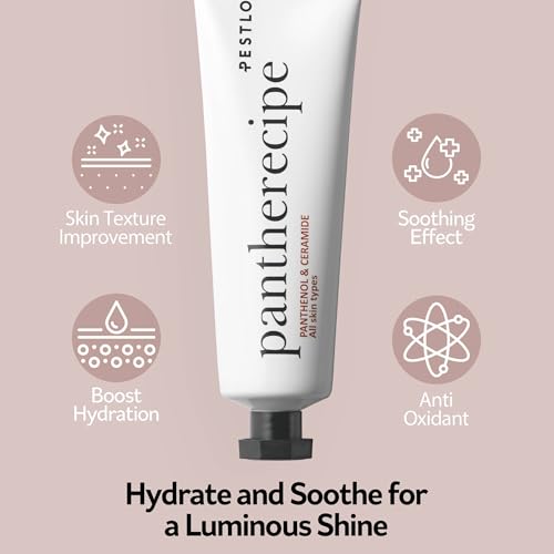 PESTLO Pantherecipe Cream 1.69 fl.oz./50ml - Hydrating & Soothing with Ceramide and Panthenol - Moisturizes, Strengthens Skin Barrier, EWG Green, Lightweight, Non-Greasy, for Day & Night