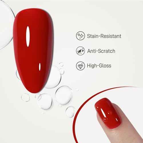 GAOY Crystal Gel Top Coat for Gel Nail Polish, 16ml No Wipe Clear Finish, High Shine for Long Lasting UV Light Cure Nail Art at Home