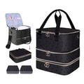 Nail Polish Organizer Case - Holds 84 Bottles, 3-Layer Storage
