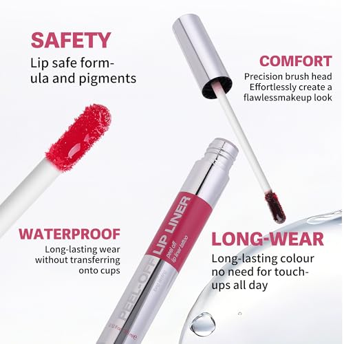 Peel Off Lip Stain Tattoo - Espresso Brown Matte, 8-12 Hour Waterproof