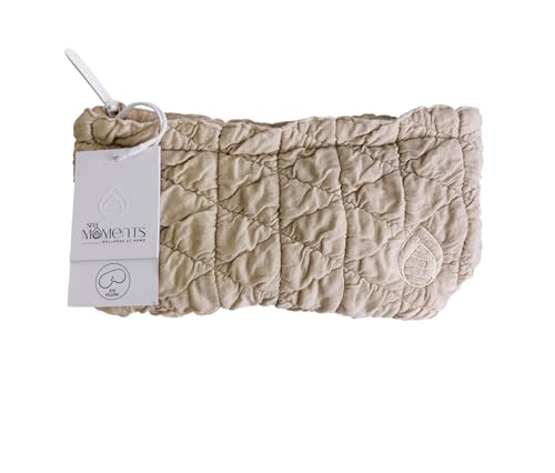 Quilted Eye Pillow with Herbal Blend - Oatmeal