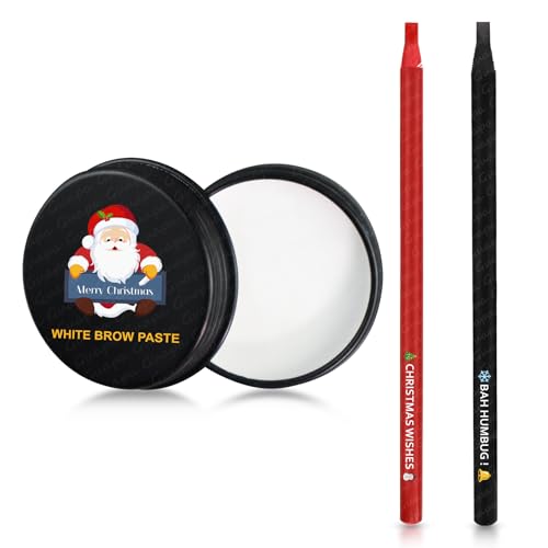 Eyebrow Mapping Kit with White Brow Paste & 2 Peeling Pencils