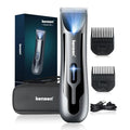 Kensen Body Hair Trimmer for Men - Ceramic Blades, LED Light, IPX7 Waterproof