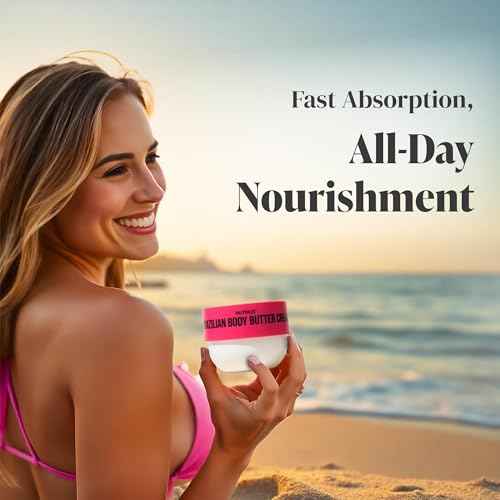 Nutrius Berry Bliss Body Butter ? Hydrating Vegan Cream with Acai & Vitamin C, 6oz