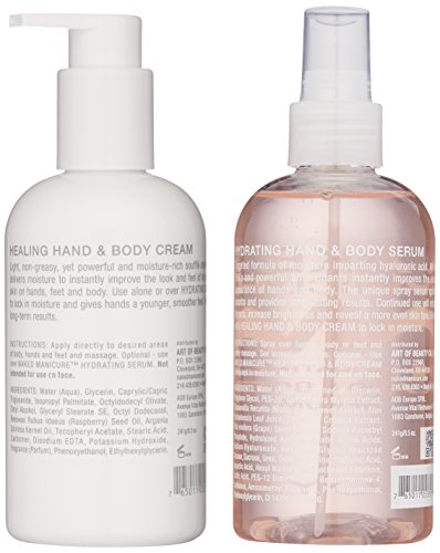 ZOYA Naked Manicure Healing and Hydrating Dry Skin Hand and Body System, Cream & Serum