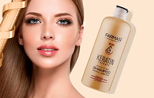 FARMASi Keratin Theraphy Repairing Shampoo for Dry and Damaged Hair 360 ml / 12.2 fl.oz