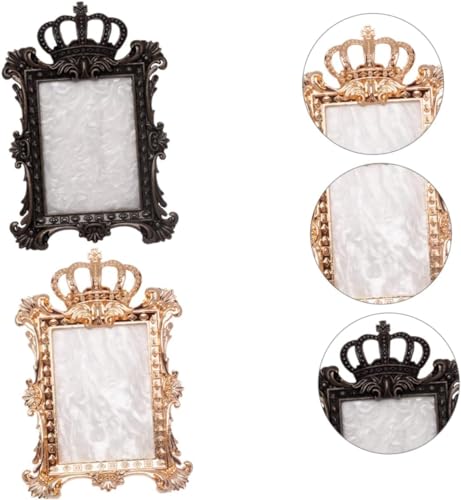 Resin Nail Art Palette Set - Crown Design, 3 Pack
