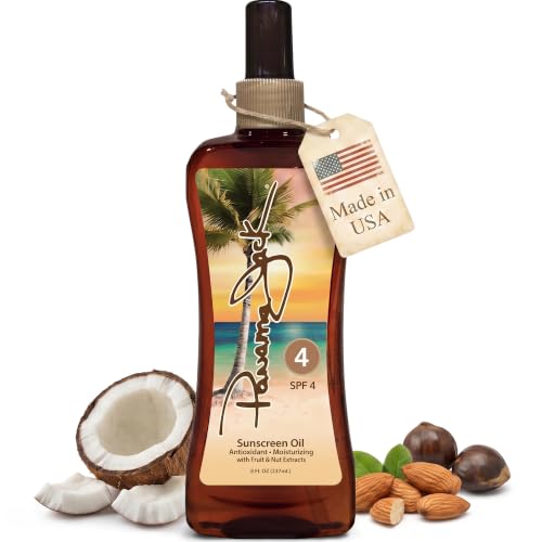 Panama Jack Tanning Oil SPF 4, 8 oz Pump Spray