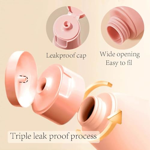 21 Pcs Refillable Travel Toiletry Bottles & Bag Set
