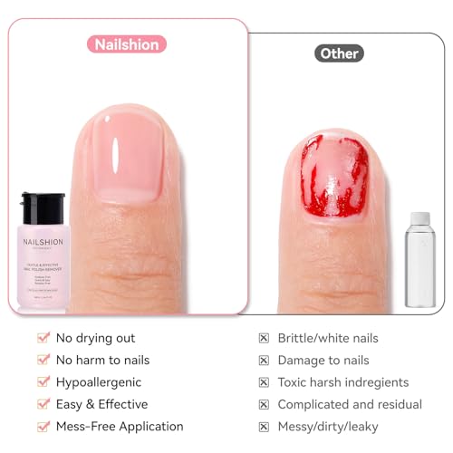 Non-Acetone Nail Polish Remover - Quick 5s Removal, Cherry Blossom Scent, 5.46 Fl Oz