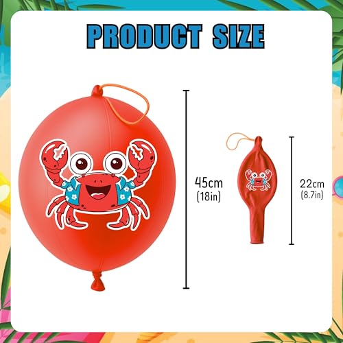 72 Pc Summer Party Favors Bundle – Punch Balloons & Tattoos