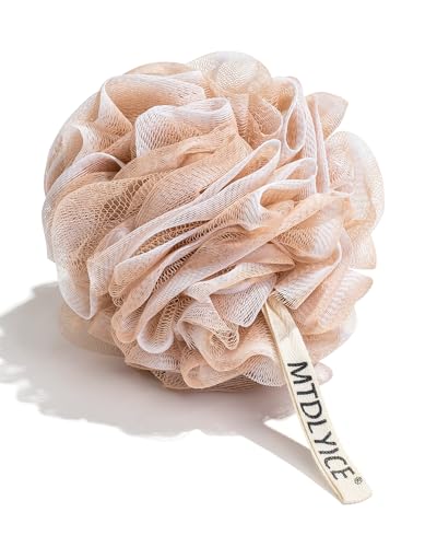 XL Large Loofah Sponge 4 Pack - Body Scrubber for Bath