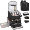 Relavel Professional Makeup Backpack – Large Cosmetic Organizer with 3 Bags