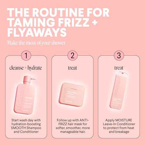 MONDAY HAIRCARE ANTI-FRIZZ Hair Mask with Shea Butter, Jojoba, Coconut, & Almond Oil for Frizz-Prone Hair 250 mL (Dual Pack)