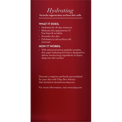 Olay Regenerist Deep Hydration Regenerating Cream Moisturizer,1.7 fl oz,(Pack of 2)