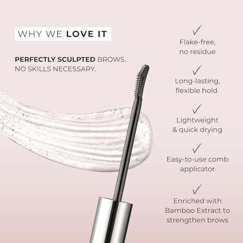 Wunderbrow Frame & Set Clear Brow Gel - Long-Lasting Flexible Hold