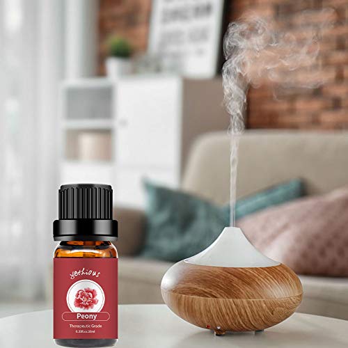 Rose & Peony Essential Oil Set - Organic 2X10ml for Diffuser & Skincare