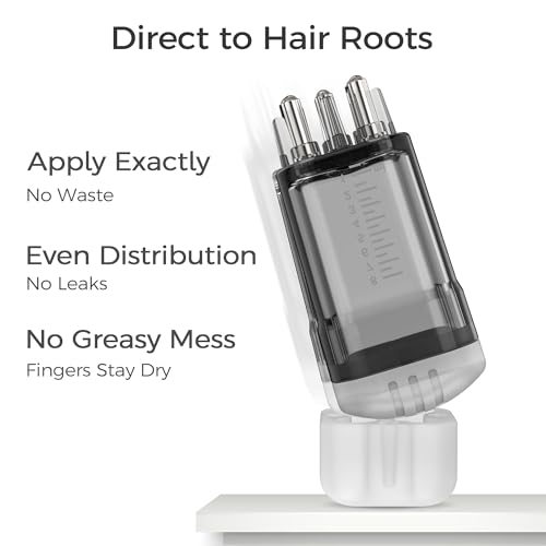 Minoxidil Scalp Applicator with 5-Roller Ball Massage