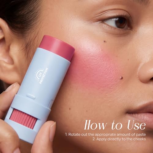 SPF 50 Blush Stick for Lips & Cheeks - Multi-Color Balm