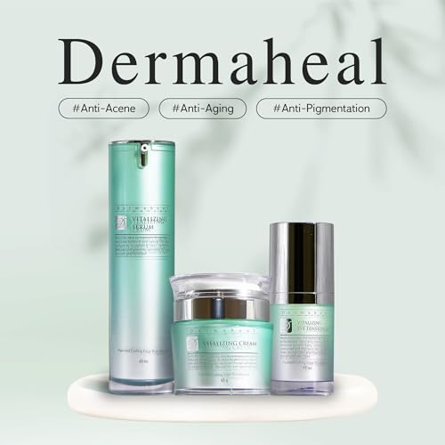 Vitalizing Serum Anti Aging Face Care with Biomimetic Peptides for Wrinkle Reduction and Skin Nutrient Supply 1.35 fl oz