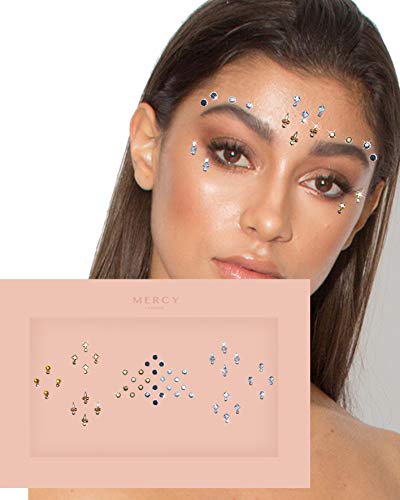 Mercy London Crystal Bindis Multipack - Gold Silver Face Jewels