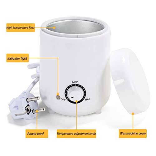 Paraffin Wax Machine, Quick Heating Paraffin Wax Warmer Moisturizing Kit, Soothing Relief with Parrafin Hot Wax At Home Paraffin Wax Bath, Silicone Inner (US Plug)