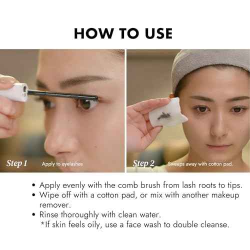 Heroine Make by KissMe Speedy Mascara Remover, Gentle Eye Makeup Remover for Waterproof Mascara, Fast-Acting & Non-Irritating Cleanser, Removes Stubborn Eye Makeup, From Japan