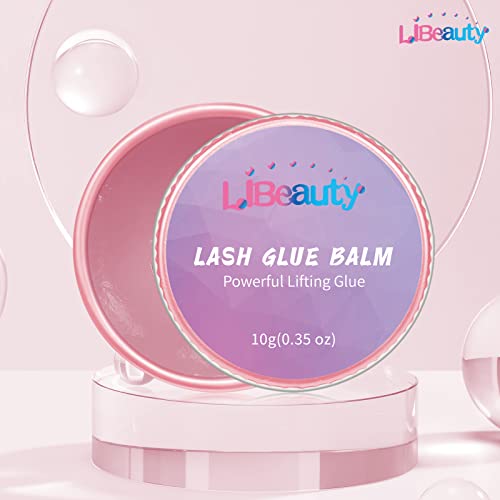 Libeauty Lash Lift Glue Balm Lash Lift Adhesive Strong Sticky Fruit Flavor Eyelash & Eyebrow Perm Glue Balm Brow Lamination Gel