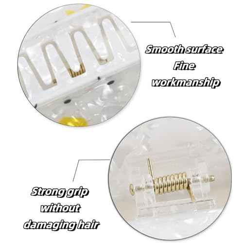 Summer Dairy Cow Hair Clips Cute Animal Hair Jaw Clip Kawaii Black White Dairy Cow Acetate Hair Barrettes Acrylic Hair Styling Accessories Spring Summer Hair Claw Clip for Women Thick & Thin Hair